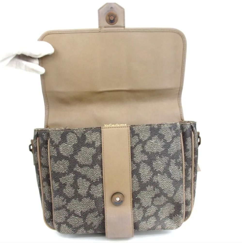 YVES SAINT LAURENT SHOULDER BAG POUCH 2PIECE SET PVC - Picture 11 of 14